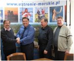 Z partnerską wizytą w Ustroniu Morskim
