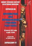 Zaproszenie na wernisaż wystawy Koła Fotograficznego i Pracowni Plastycznej w Ustroniu Morskim