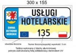 Zapraszamy po tabliczki „usługi hotelarskie”