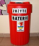 Nowy pojemnik na zużyte baterie