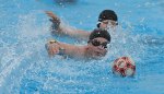 Zajęcia sportowo &#8211; rekreacyjne dla uczniów z terenu gminy Ustronie Morskie w ramach Programu &#8222;Powszechnej nauki pływania&#8221;.