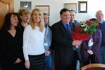 Urzędnicy przywitali wójta elekta