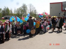 Parada Europejska z udziałem dzieci i zaproszonych gości 2009 rok