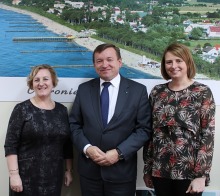 Wizyta Wicemarszałka w Ustroniu Morskim