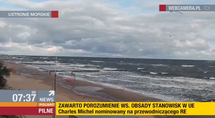 Ustronska Plaza Codziennie Na Antenie Polsat News Oraz Tvp Info Gmina Ustronie Morskie