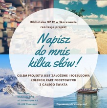 "Napisz do mnie kilka słów..."