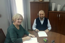 Podpisanie umowy na opracowanie projektu