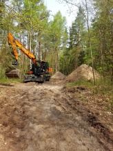 Ruszył I etap prac przy budowie drogi leśnej prowadzącej do zejścia na plażę nr 17