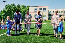 Uroczyste otwarcie boiska sportowego "Orlik 2012"