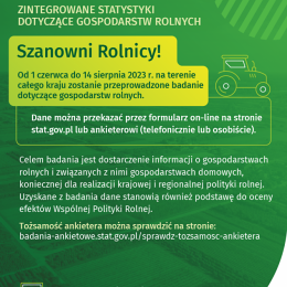 Badanie dotyczące gospodarstw rolnych