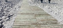 Bezpieczne zejście na plażę