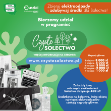 Zbieraj elektroodpady-zdobywaj środki dla sołectwa