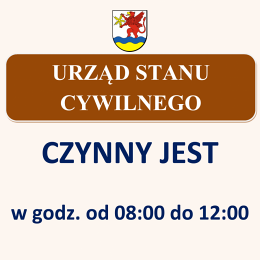 Zmiana godzin pracy Urzędu Stanu Cywilnego