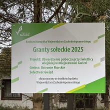 Gmina Ustronie Morskie zakończyła realizację projektu pn. „Utwardzenie pobocza przy świetlicy wiejskiej w miejscowości Gwizd”