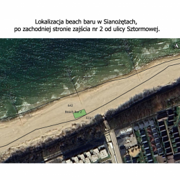Ołoszenie o przetargu na dzierżawę terenu plaży w Sianożętach pod beach bar przy zejściu nr 2