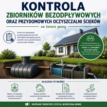 Kontrola zbiorników bezodpływowych  oraz przydomowych oczyszczalni ścieków  na terenie gminy Ustronie Morskie