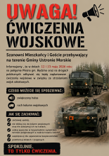 Uwaga! Ćwiczenia wojskowe.