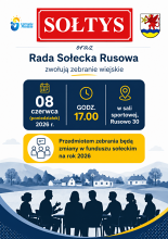 Zebranie wiejskie w Rusowie