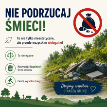 Apel: nie podrzucaj śmieci!