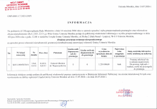 Informacja o wyniku II przetargu ustnego nieograniczonego na sprzedaż prawa własności nieruchomości gruntowej niezabudowanej przy ul. Wypoczynkowej