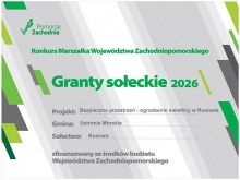 Gmina Ustronie Morskie pozyskała 20 tys. zł na poprawę bezpieczeństwa przy świetlicy wiejskiej w Rusowie
